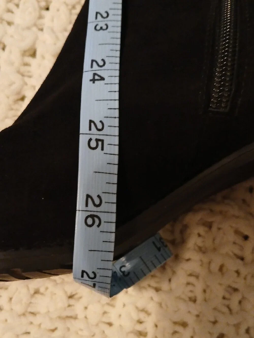 Stuart Weitzman Black Over-the-Knee Block Heel Boots
